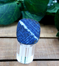 Load image into Gallery viewer, Small Groovy Denim Print Ring