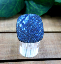 Load image into Gallery viewer, Small Groovy Denim Print Ring