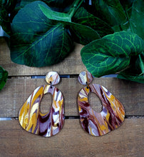 Load image into Gallery viewer, Color Pour Rock with Me Dangles