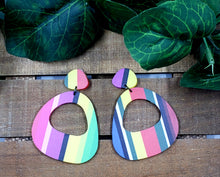 Load image into Gallery viewer, Rainbow Love Dangles