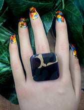 Load image into Gallery viewer, Square Domed Rings (Various Options)