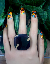 Load image into Gallery viewer, Rounded Square Domed Rings (Various Options)