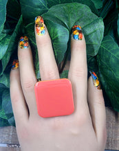 Load image into Gallery viewer, Square Domed Rings (Various Options)