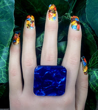 Load image into Gallery viewer, Square Domed Rings (Various Options)