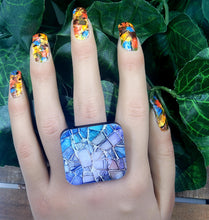 Load image into Gallery viewer, Square Domed Rings (Various Options)