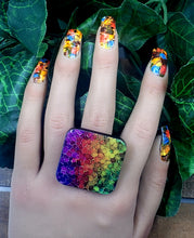 Load image into Gallery viewer, Square Domed Rings (Various Options)