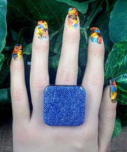 Load image into Gallery viewer, Square Domed Rings (Various Options)