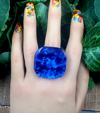 Load image into Gallery viewer, Rounded Square Domed Rings (Various Options)