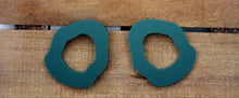 Load image into Gallery viewer, Potato Stud Hoops - Hunter Green (Two Sizes)