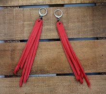 Load image into Gallery viewer, Tassel Strips Leather Earrings (Various Options)