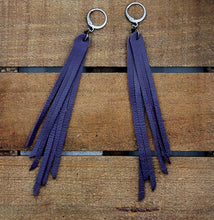 Load image into Gallery viewer, Tassel Strips Leather Earrings (Various Options)