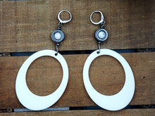 Load image into Gallery viewer, Oval Hoop Earrings (Various Options)