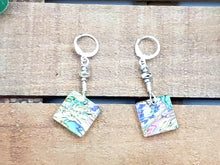 Load image into Gallery viewer, MINI Square Cubed Earrings w/Cubed Beads (various options)