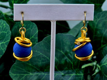 Load image into Gallery viewer, Wrapped Ball Dangle Earrings (Various Options)