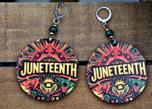 Load image into Gallery viewer, Juneteenth Freedom Dangle Earrings