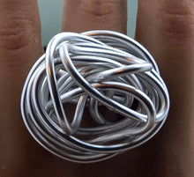 Load image into Gallery viewer, All Balled Up Statement Ring - Silver