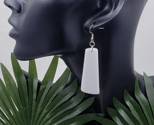 Load image into Gallery viewer, Large Slanted Plank Earrings