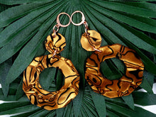 Load image into Gallery viewer, DECAGON Hoop Dangle Earrings