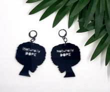 Load image into Gallery viewer, Naturally "DOPE" Afro Sistah Earrings - STATEMENT EARRINGS