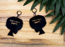 Load image into Gallery viewer, Naturally "DOPE" Afro Sistah Earrings - STATEMENT EARRINGS