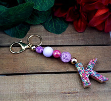 Load image into Gallery viewer, Initial Bubble Gum Key Chain
