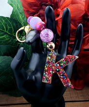 Load image into Gallery viewer, Initial Bubble Gum Key Chain