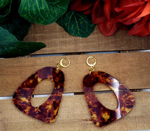 Load image into Gallery viewer, "She Is Fierce" Hoop Earrings (Various Options)