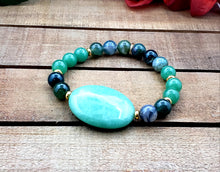 Load image into Gallery viewer, Emerald Goddess Bracelet Set
