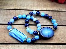 Load image into Gallery viewer, The Fiery Blue Bracelet Collection