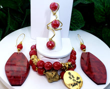 Load image into Gallery viewer, She is Red Bracelet Set
