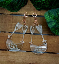 Load image into Gallery viewer, New Year 2022 Dangle Earrings