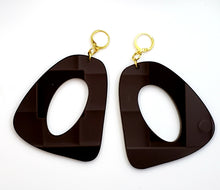 Load image into Gallery viewer, "She Is Fierce" Hoop Earrings (Various Options)