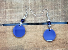 Load image into Gallery viewer, MINI Round Earrings w/Precious Stones