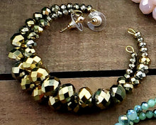 Load image into Gallery viewer, SPARKLE & JEWELED Hoop Wire Earrings