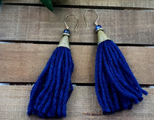 Load image into Gallery viewer, Tassel Me! (Tassel) Earrings - Blue