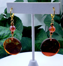 Load image into Gallery viewer, MINI Round Earrings w/Precious Stones