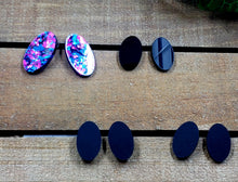 Load image into Gallery viewer, MINI Fancy Stud Earrings (Ovals)