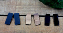 Load image into Gallery viewer, Fancy Stud Earrings (Squares & Rectangles) - WOOD