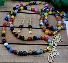 Load image into Gallery viewer, But God! Candy Coated Necklace, Bracelets and Earring Set (4 piece) - Women