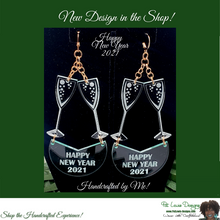Load image into Gallery viewer, New Year 2022 Dangle Earrings