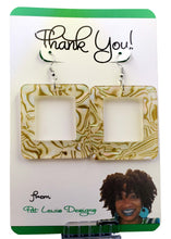 Load image into Gallery viewer, Rounded Square Hoop Earrings