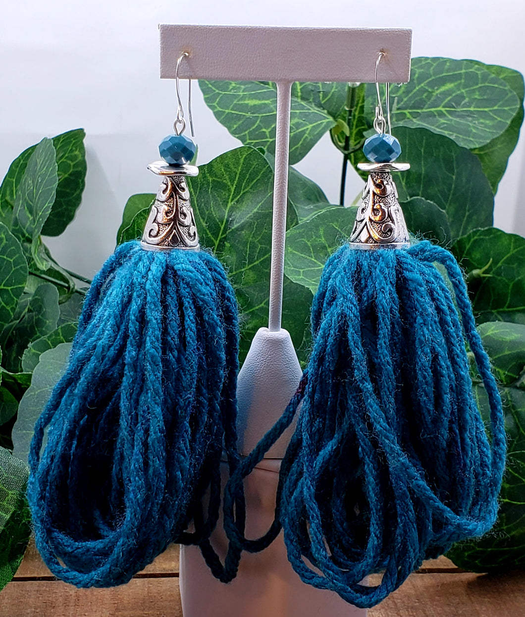 Ms. Tassel Bell! (Tassel) Earrings - Turquoise
