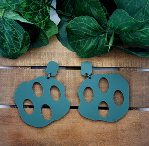 Classic Hunter Green Matte Cookie Dangles