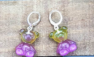 Gummy Bear Dangle Earrings