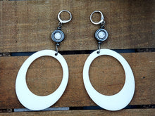 Load image into Gallery viewer, Oval Hoop Earrings (Various Options)
