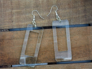 Rectangled Hoop Earrings