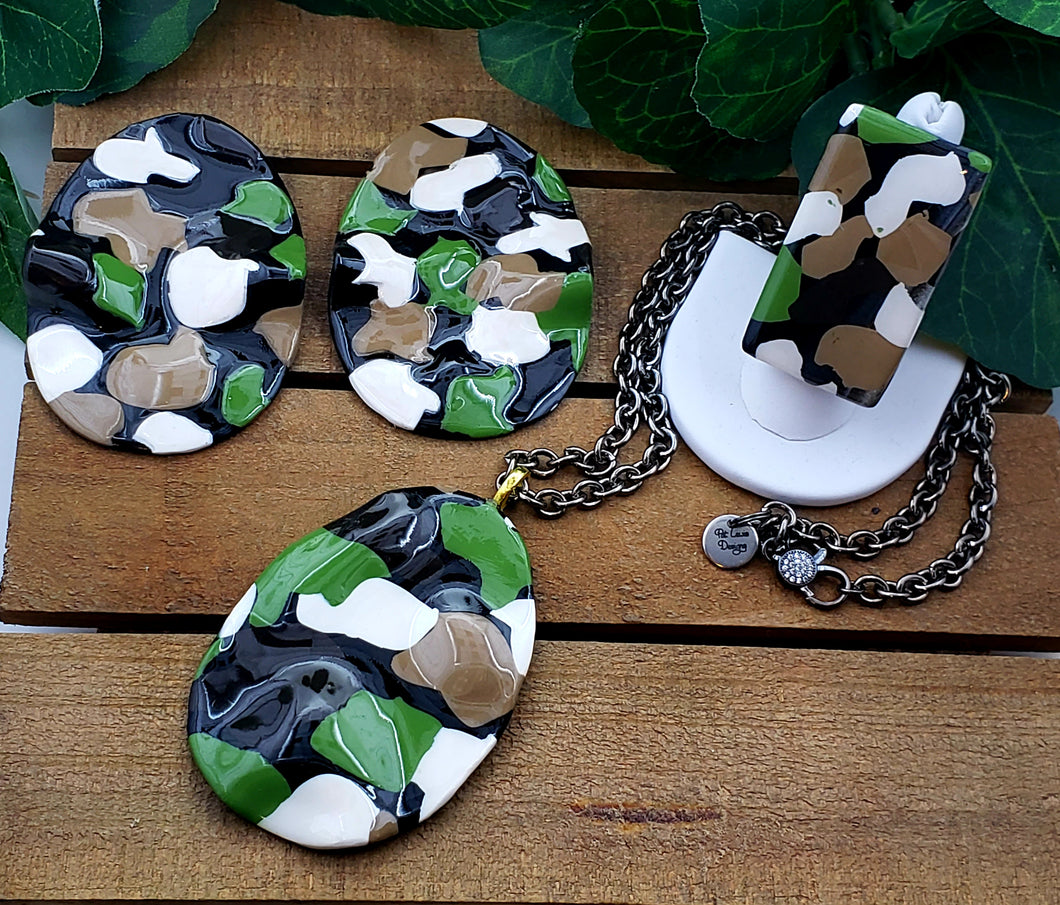 Designer Camo Clay Set (3pc) - Women