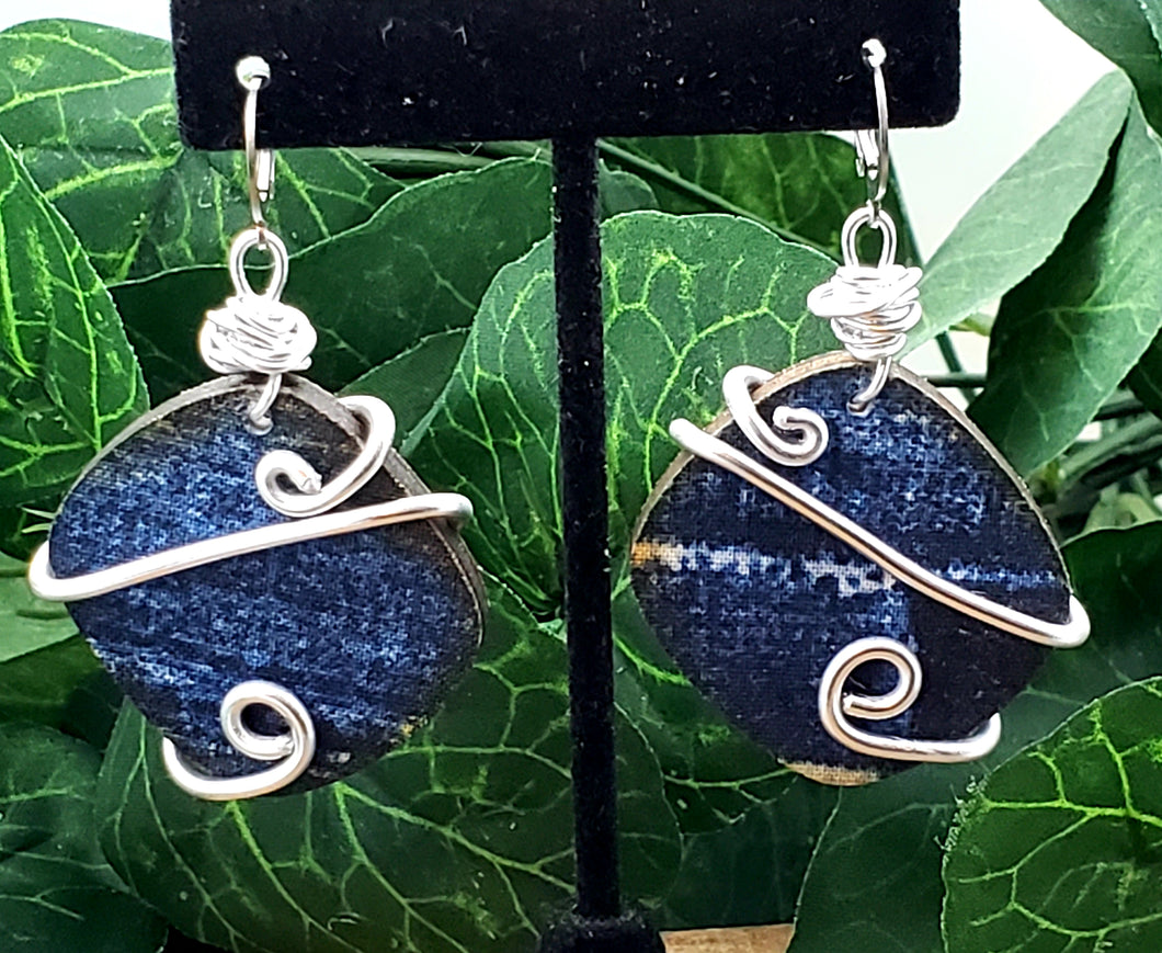 Small Groovy WOOD Dangles