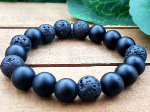 The Classic Lava Tribe Bracelet V2 (12mm) - Men