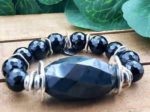 The KING Bracelet/Black Onyx - Men